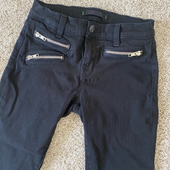 J Brand zoey zip skinny jeans black size 25 - Picture 5 of 9